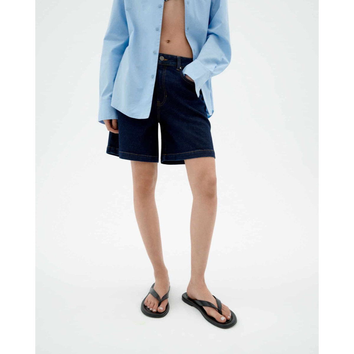 Luisa Shorts Short, sandales, Blazer, manteau, veste