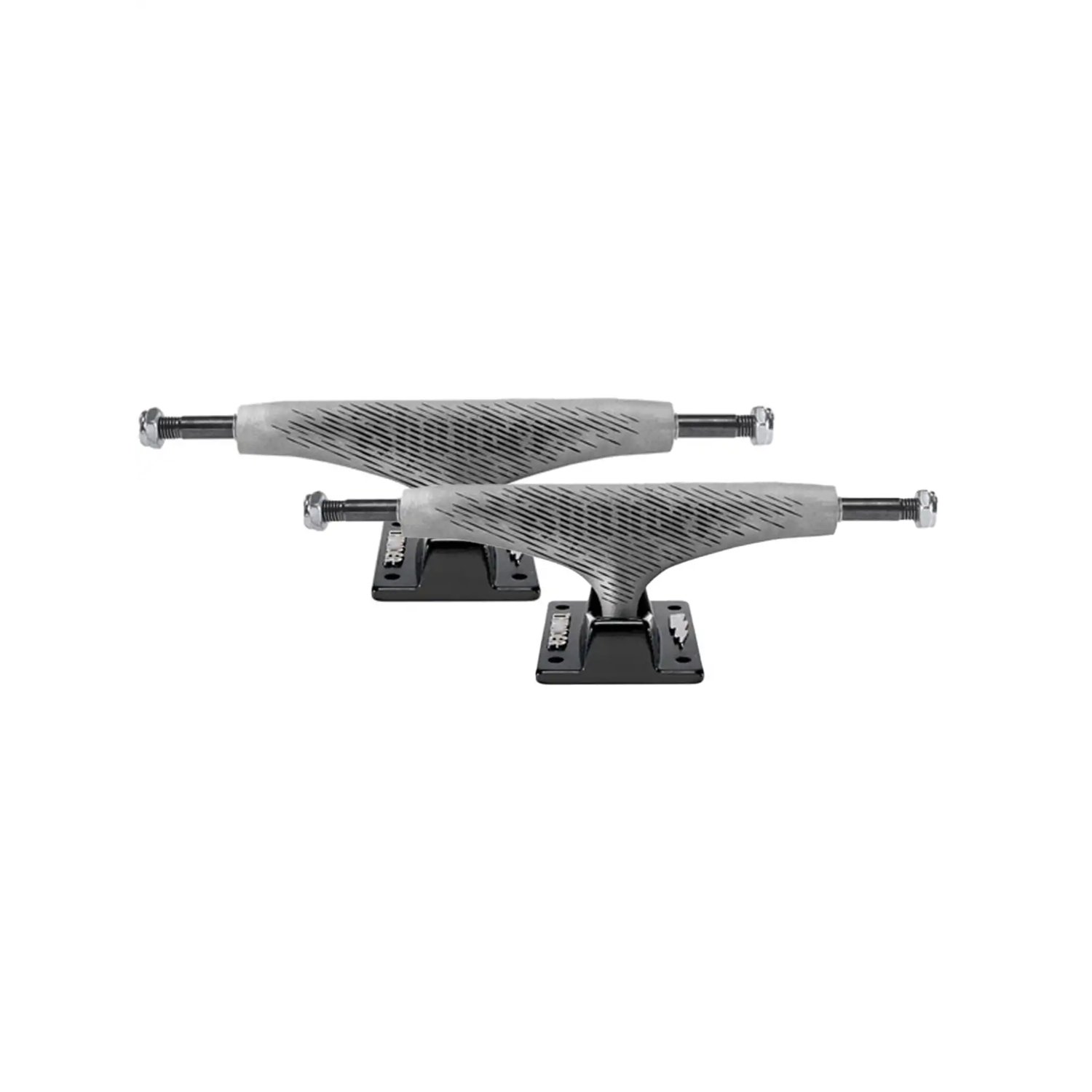 truck, trucks de skateboard, aluminium, argent, paire