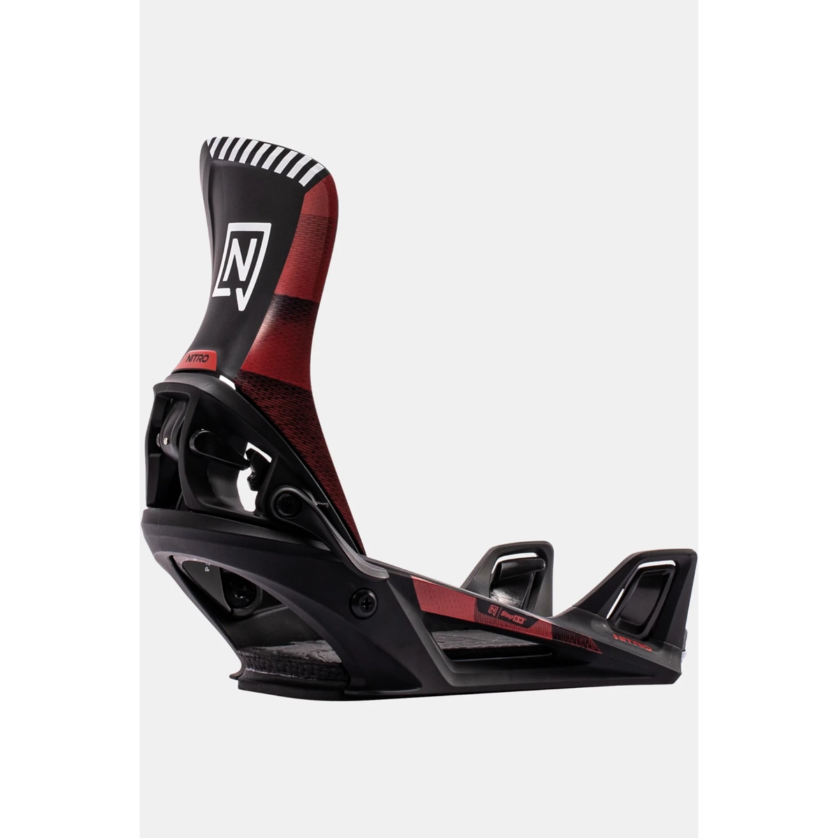 Kite, Snowboardbindung, Step-Back, Schnallenbindung, Rot-Schwarz, Kiteboard Bindung, Kiteboard Bindung Nitro, Kite Bindung, Bindung, Kiteboard