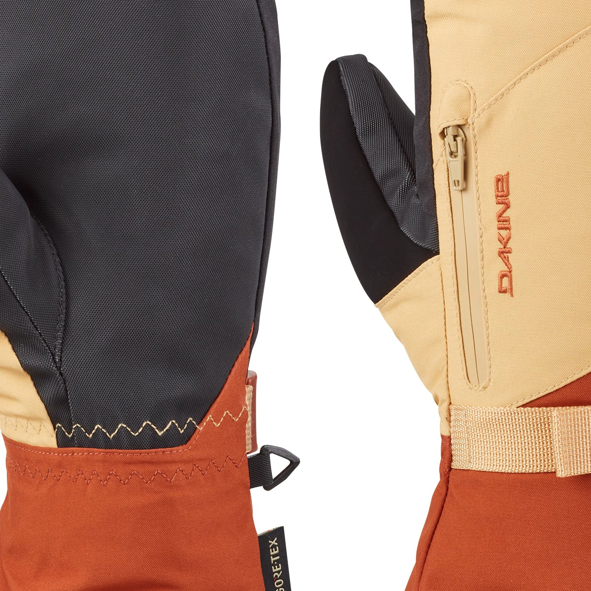 Rucksack, Grau/Beige, Kordelzug, Reißverschluss, Gurtband