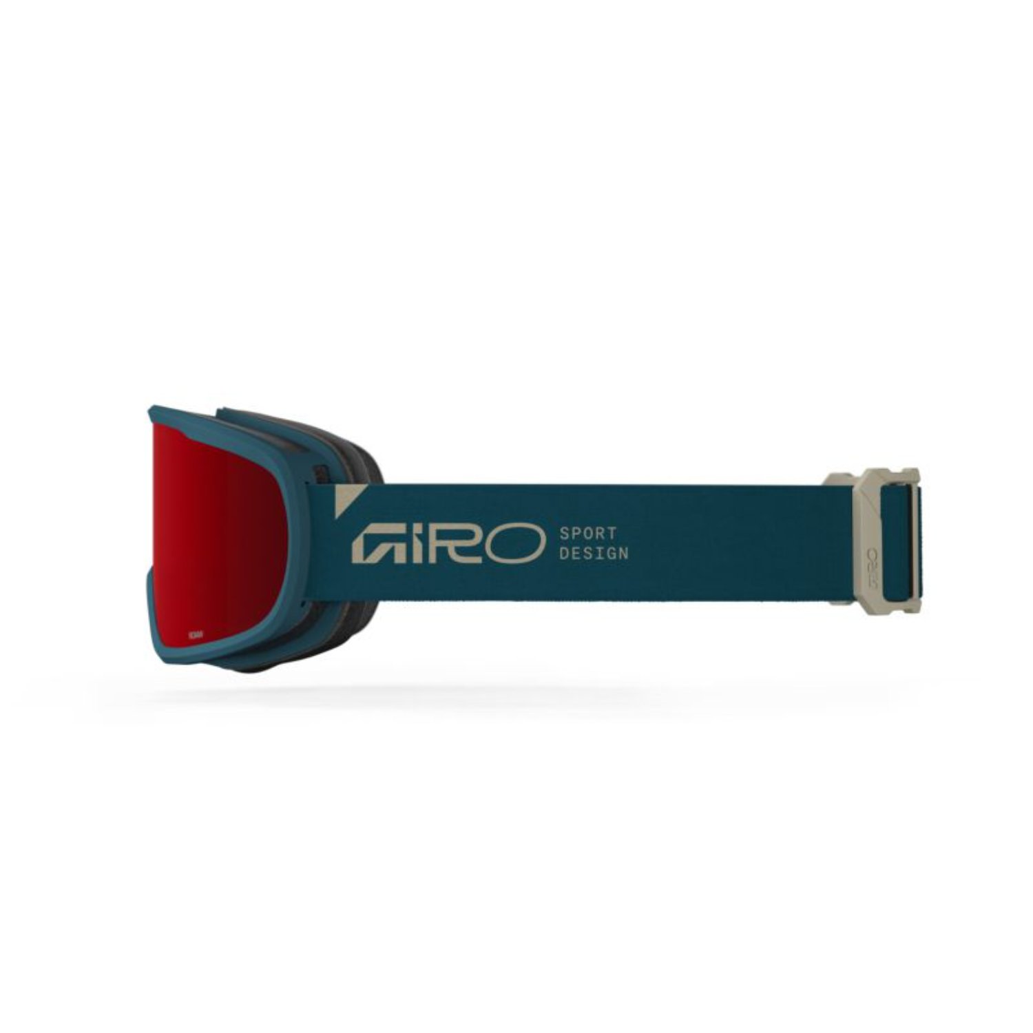 Skibrille, Snowboardbrille, Rotglas, Gleitschutz, Lederband