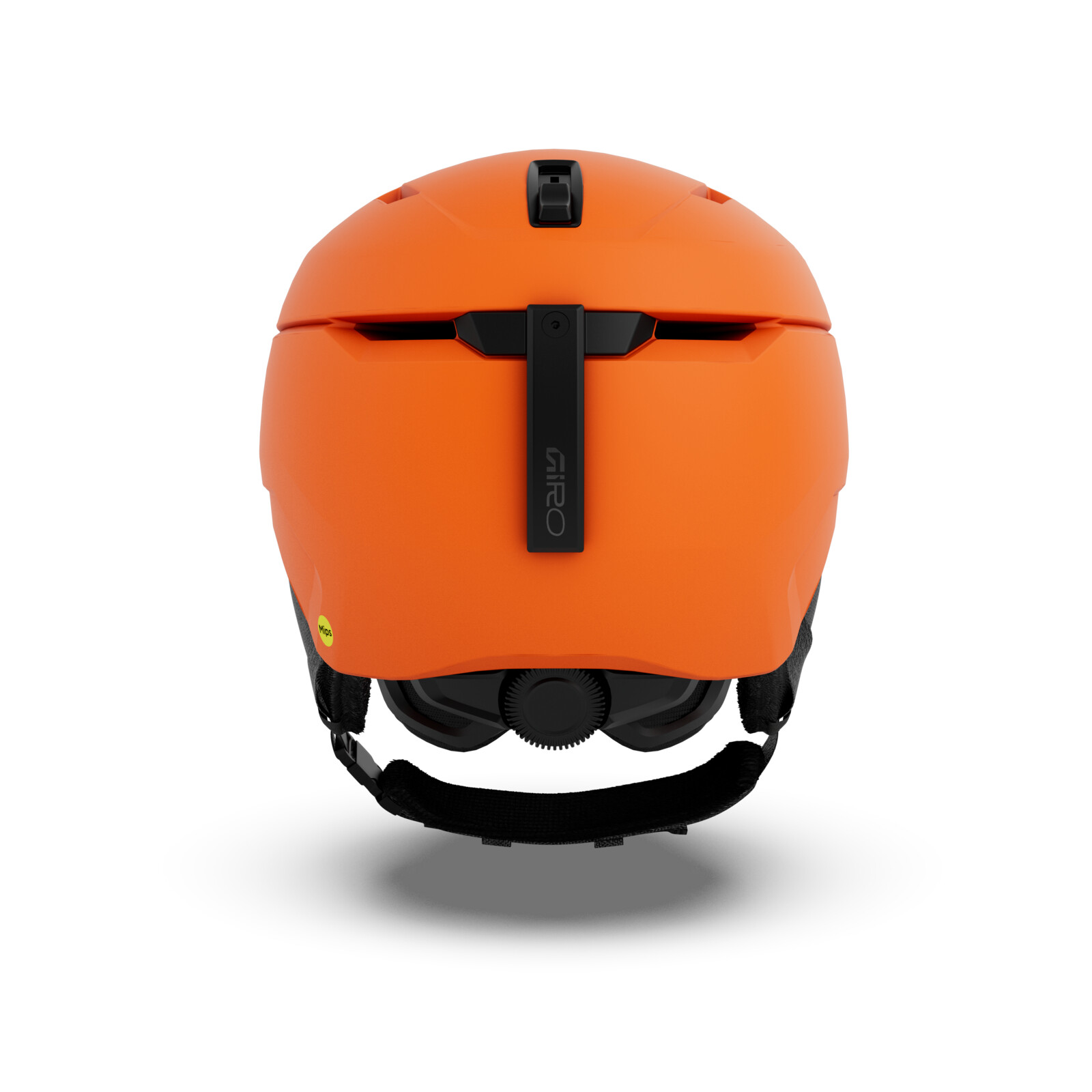 Casque d'escalade, noir, orange, fixation, sangle