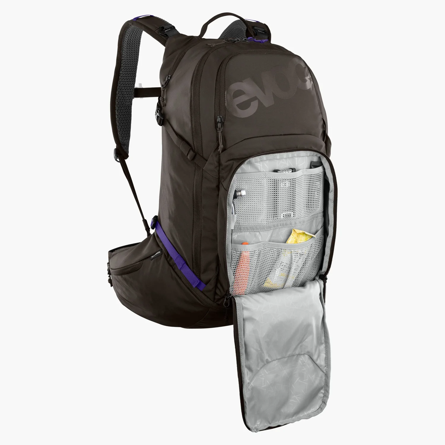 Explorer Pro 30L Backpack Rucksack, dunkelbraun, Nylon, Reißverschlussfächer, Netzinnentaschen