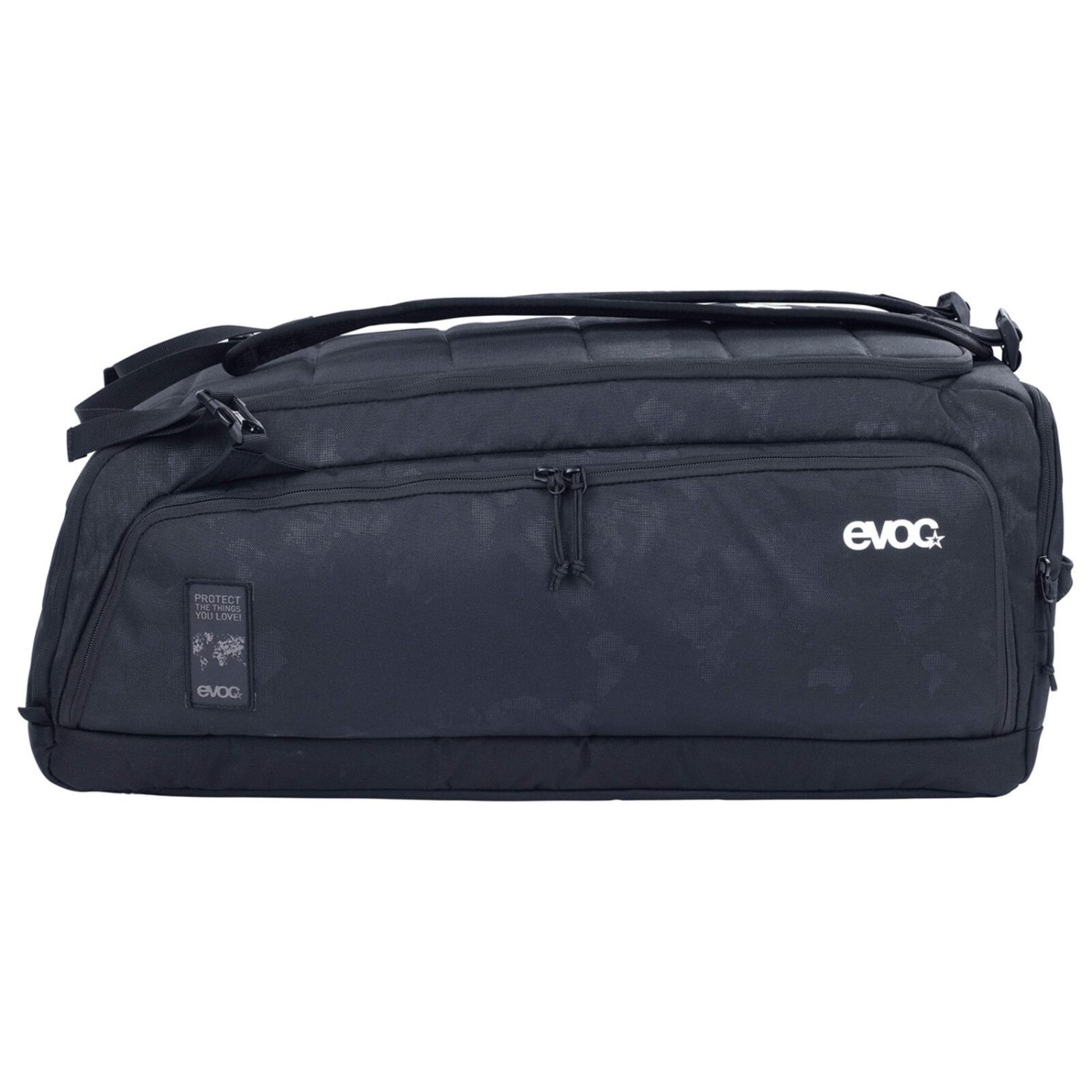 Duffle Bag, Travel Bag, Navy Color, Main Compartment, Zippered Pockets