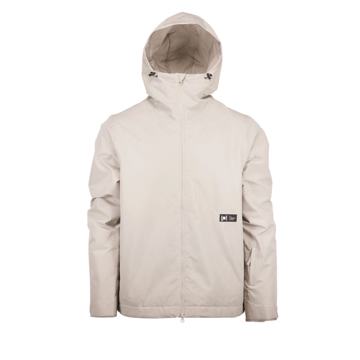Jacke, Hoodiejacke, Beige, Windbreaker, Reißverschluss, Regenjacke, Herrenjacke, Kapuze, Reißverschluss, Beige