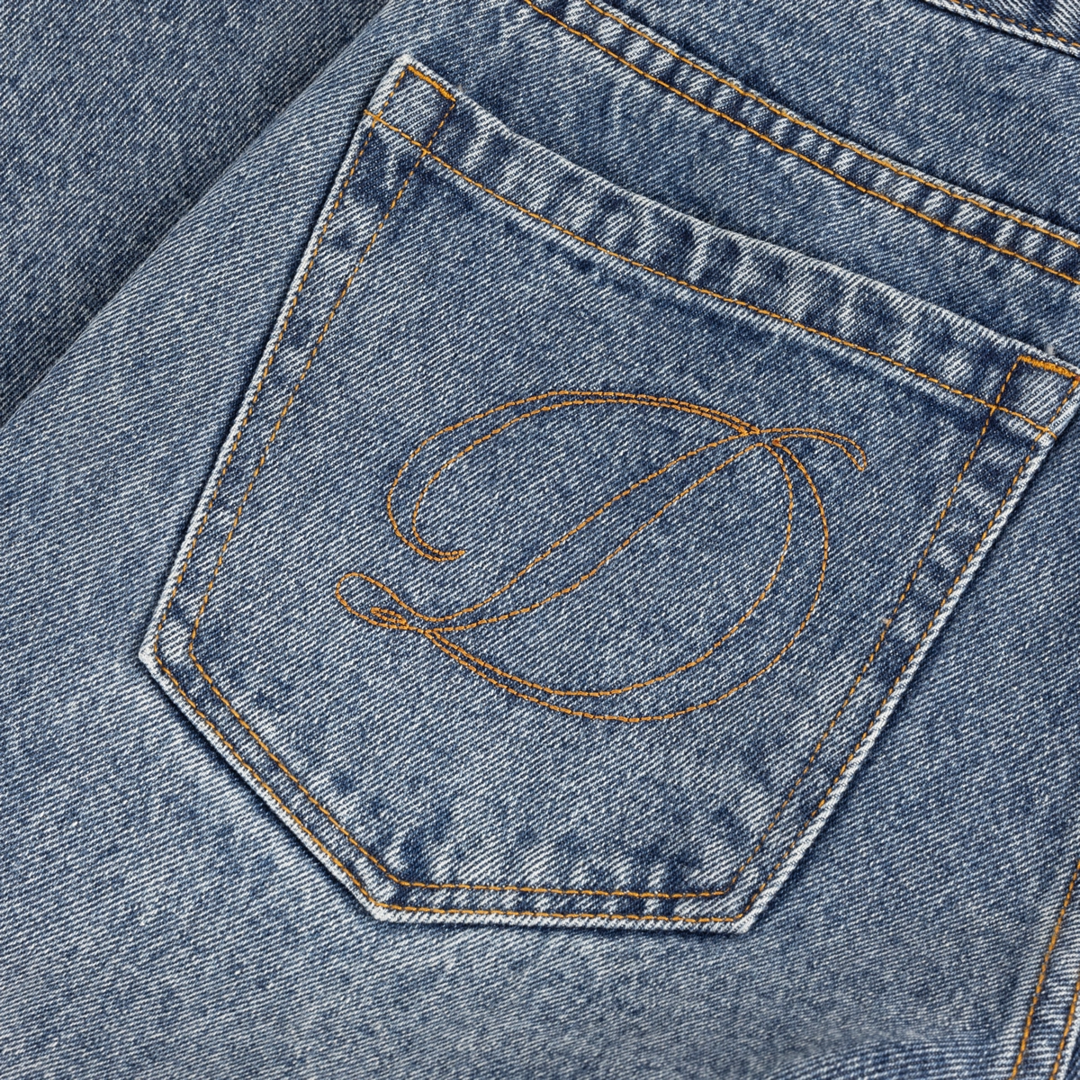 Women's Baggy Denim Pants Dime Women's Baggy Denim Pants Indigo Washed, vue 5