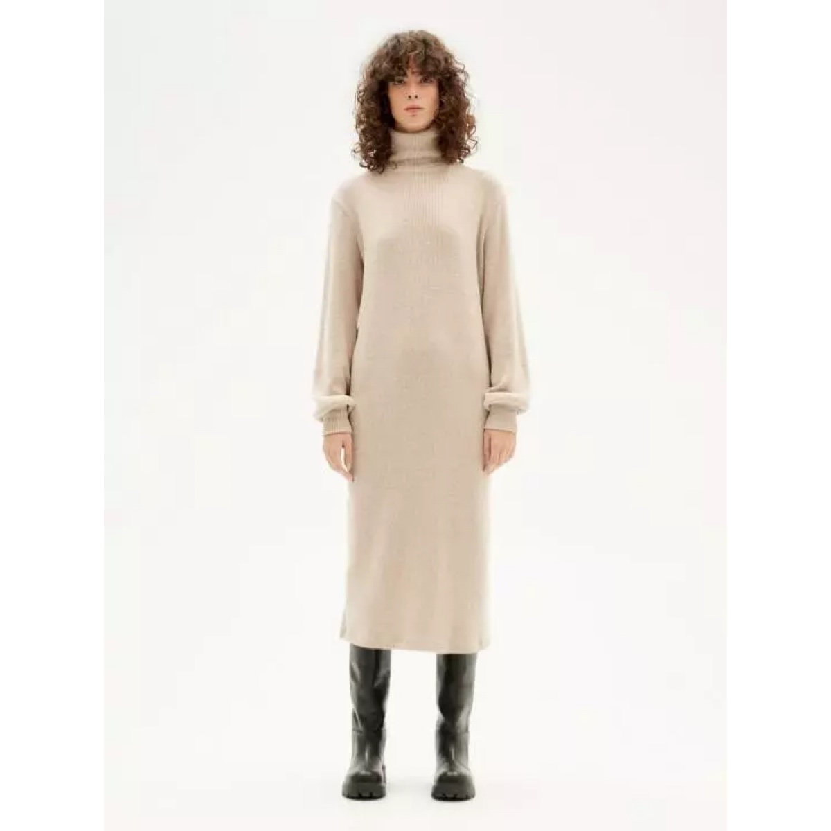 Amaia Knitted Dress Manches longues, manches, manteau, personne, femme