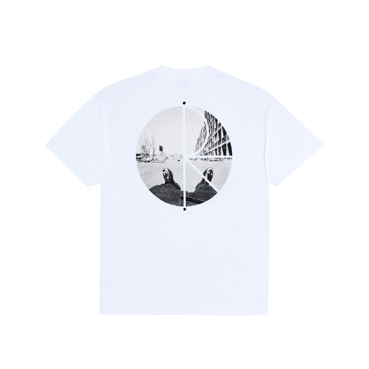 Fill Logo Tee Polar Skate Fill Logo Tee White, vue 2