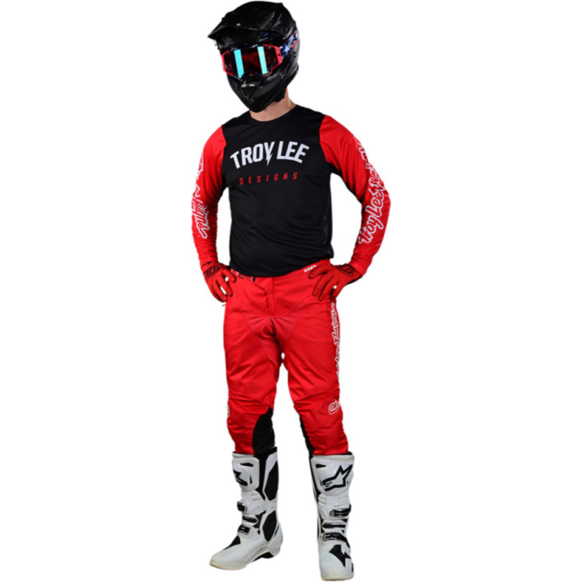 GP PRO Pant Troy Lee Designs GP PRO Pant Rot, Ansicht 3