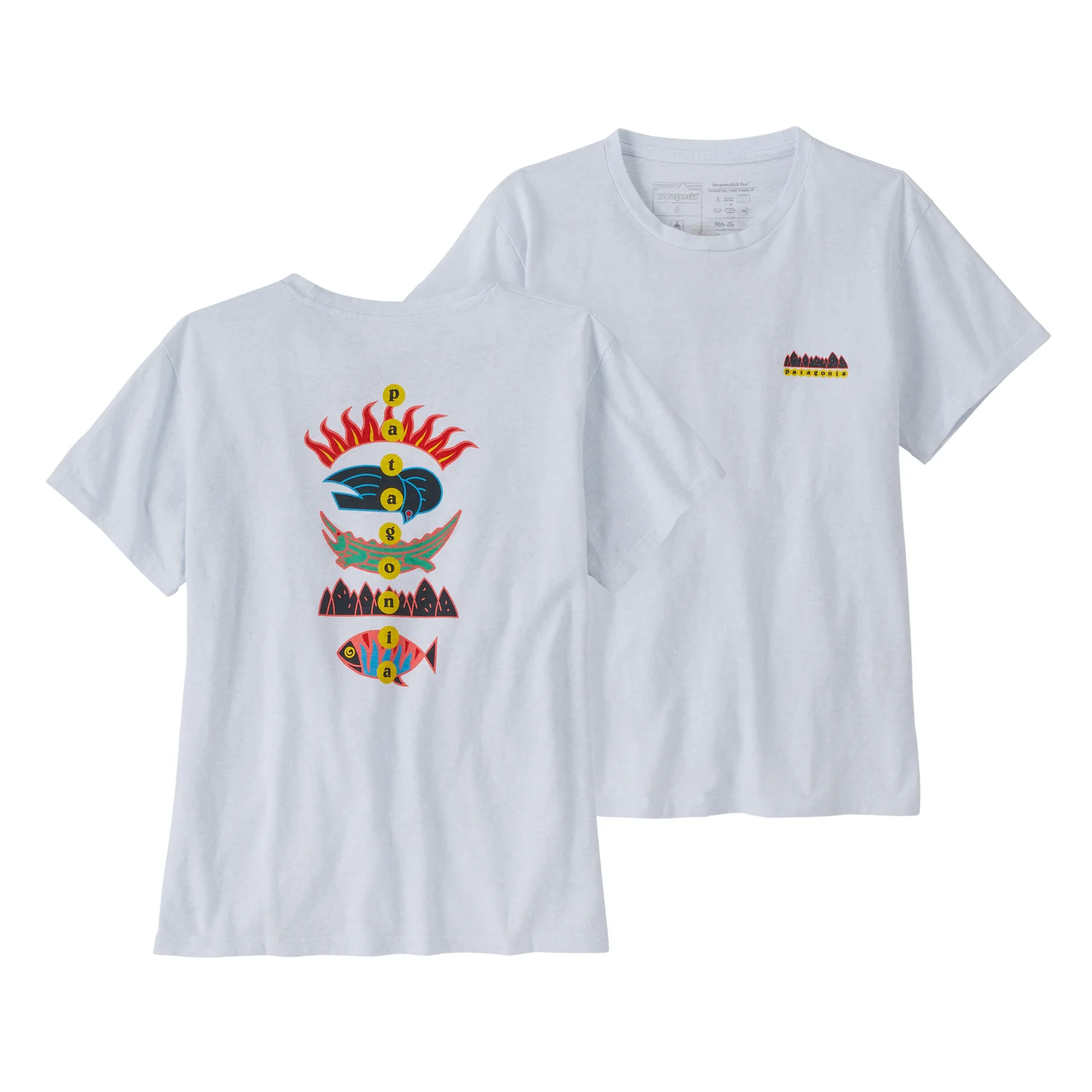 W's Responsibili-T Patagonia W's Responsibili-T White