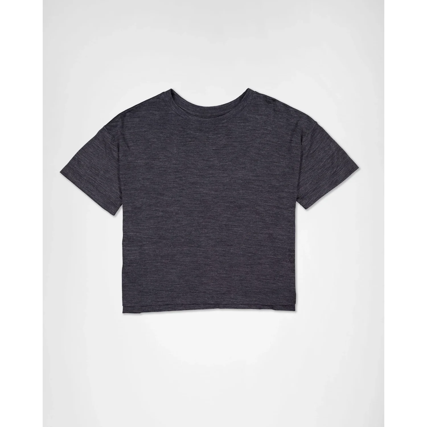 Zephyr Merino Tencel Boxy Tee Mons Royale Zephyr Merino Tencel Boxy Tee Smoke