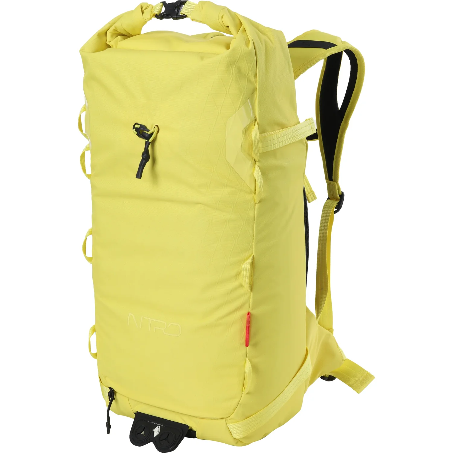 Splitpack 30 Wanderrucksack, Gelb, Rolltop-Verschluss, Schultergurte, Außentasche
