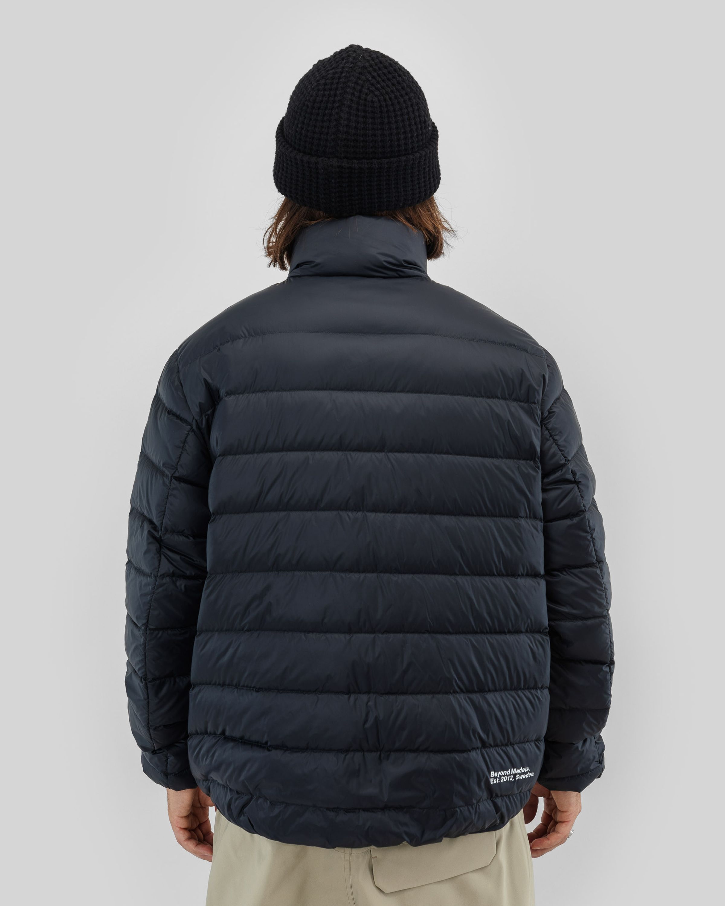 Packable Down Jacket Mantel, Jacke, Erwachsener, Person, Frau