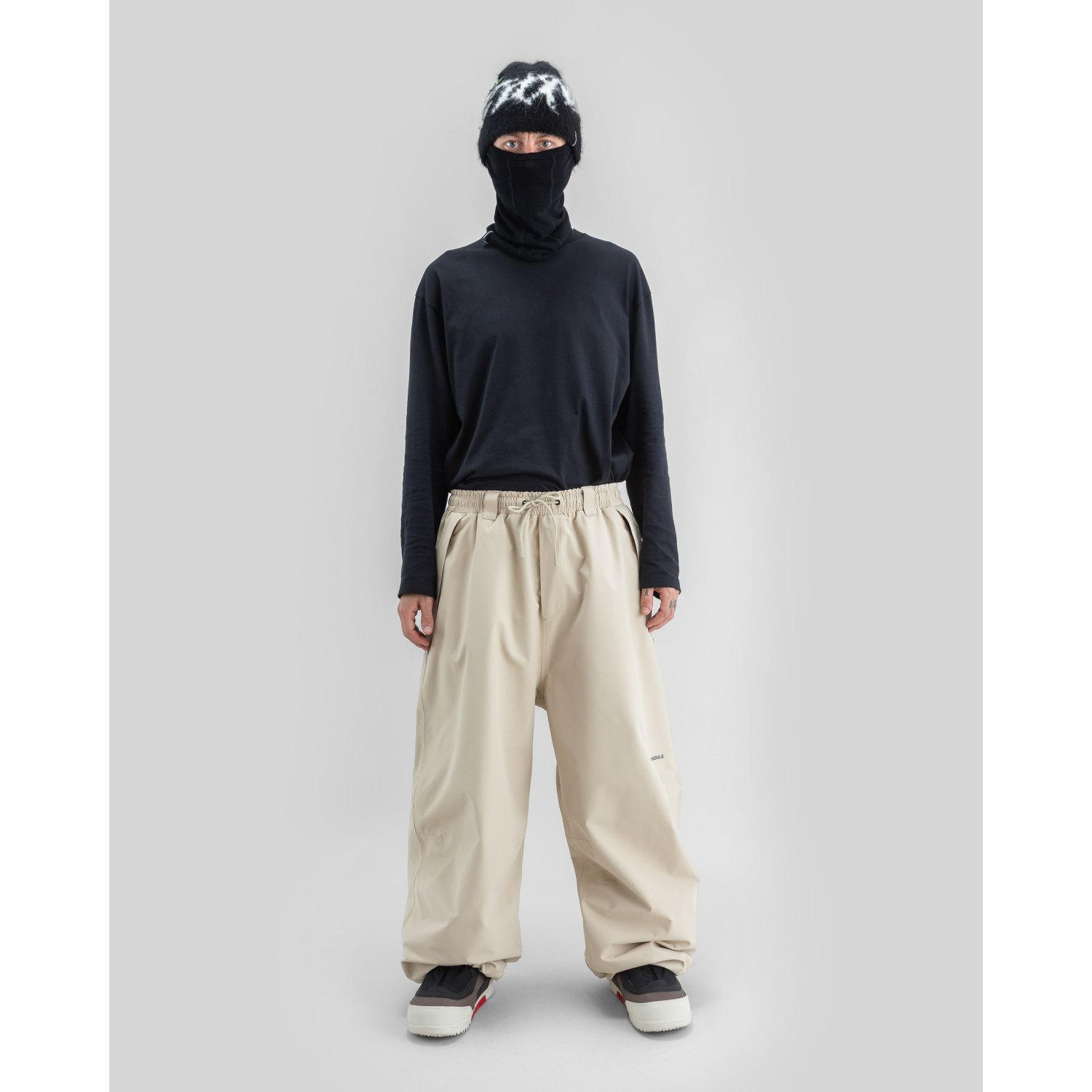 Hose, Beige, Baggy, Jogginghose, Weite