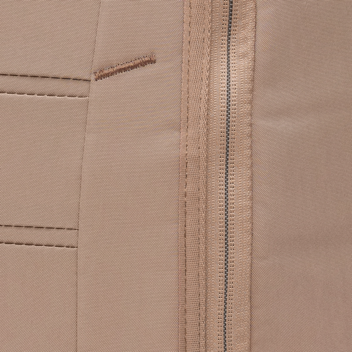Reißverschluss, Jacke, Beige, Stoff, Nähte
