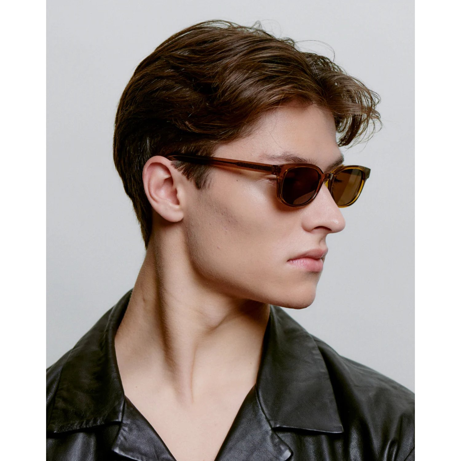 Lunettes de soleil, lunettes, monture en plastique, marron, accessoire pour lunettes de soleil