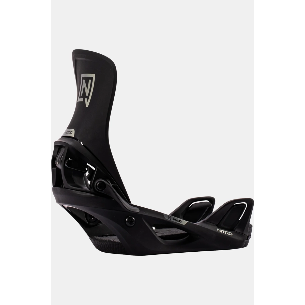 Bindings, Snowboard, Gurt, Schwarz, NITRO, Snowboardbindung, Schwarz, Highback, Riemen, Nitro