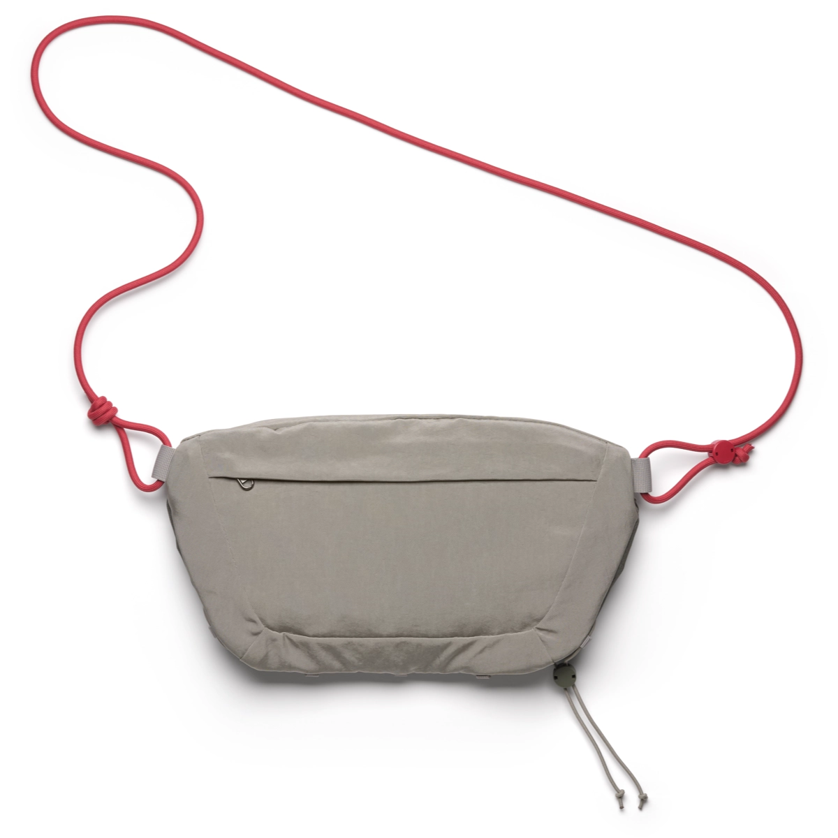 Tasche, Beutel, Stofftasche, Bag?, Haptik?, hipBag, Tasche, Gürteltasche, Kordel, grau
