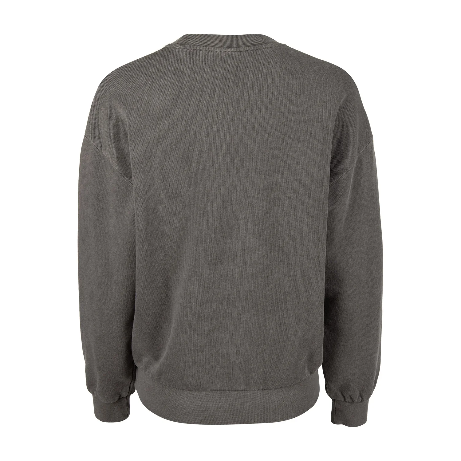 Vancy Vint Crewneck Sweatshirt, Rundhalsausschnitt, Dunkelgrau, Langarm, Rippbündchen