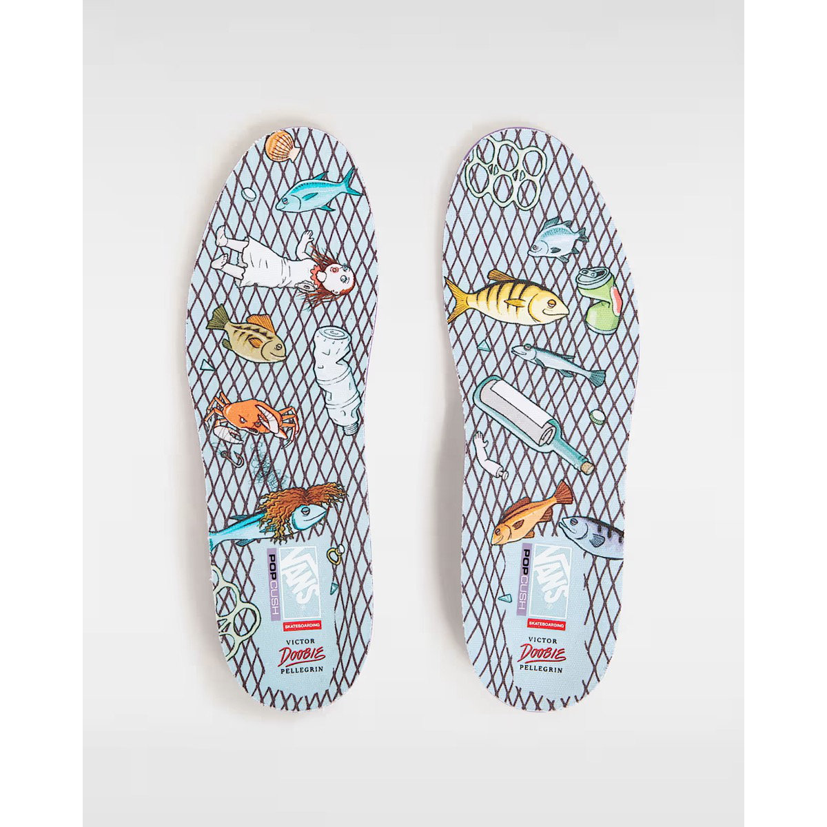 Skate Old Skool Net Doobie Tier, Fische, Leben im Meer, Schuhwerk, Sandale