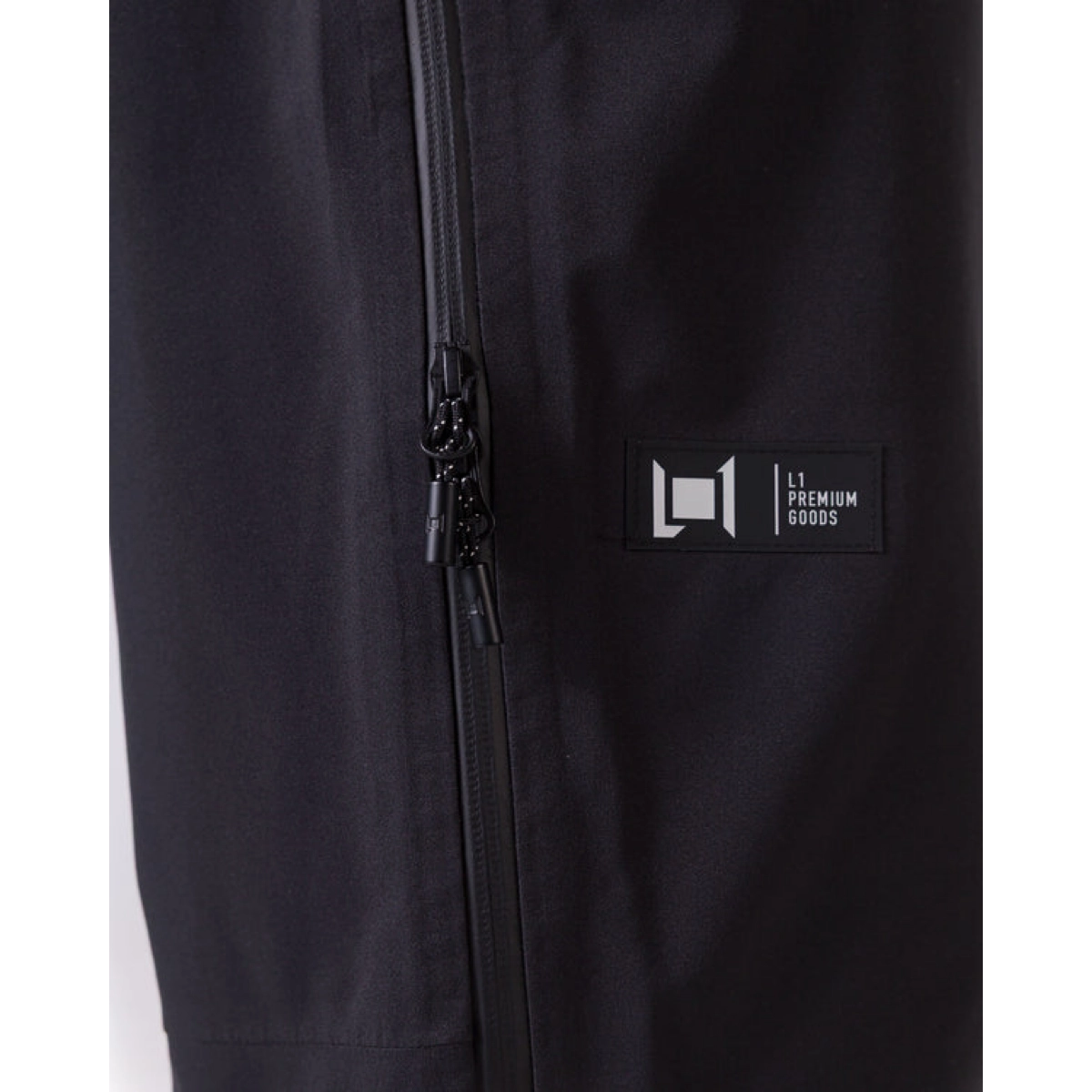 3L Easy Pant Reißverschluss, Jacke, Nylongewebe, Drucklabel, Schwarz, Reißverschluss, Nylon, schwarz, Label, Premium Goods