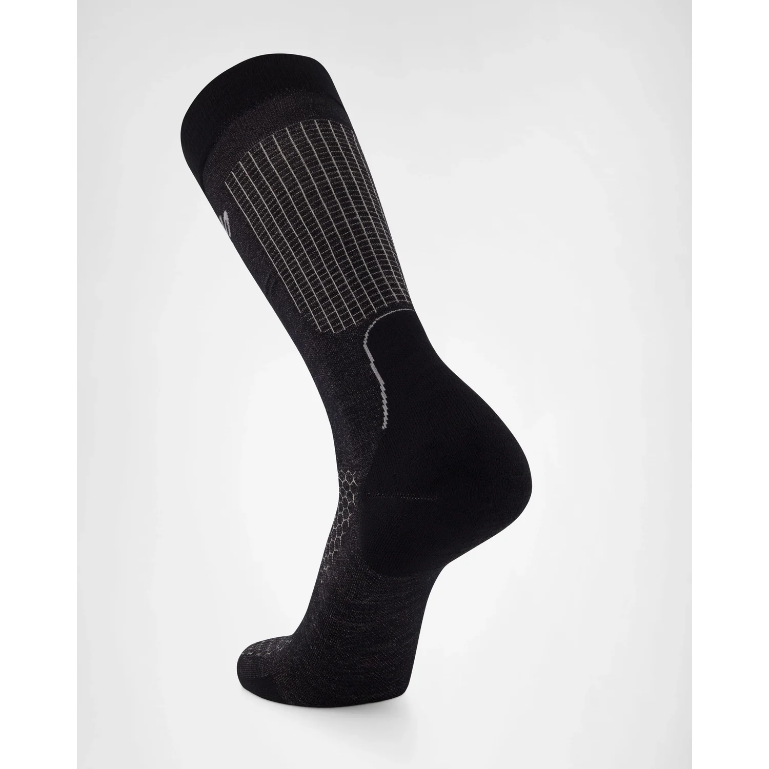 Mons Royale Pro Lite Merino Snow Sock Black, Ansicht 2