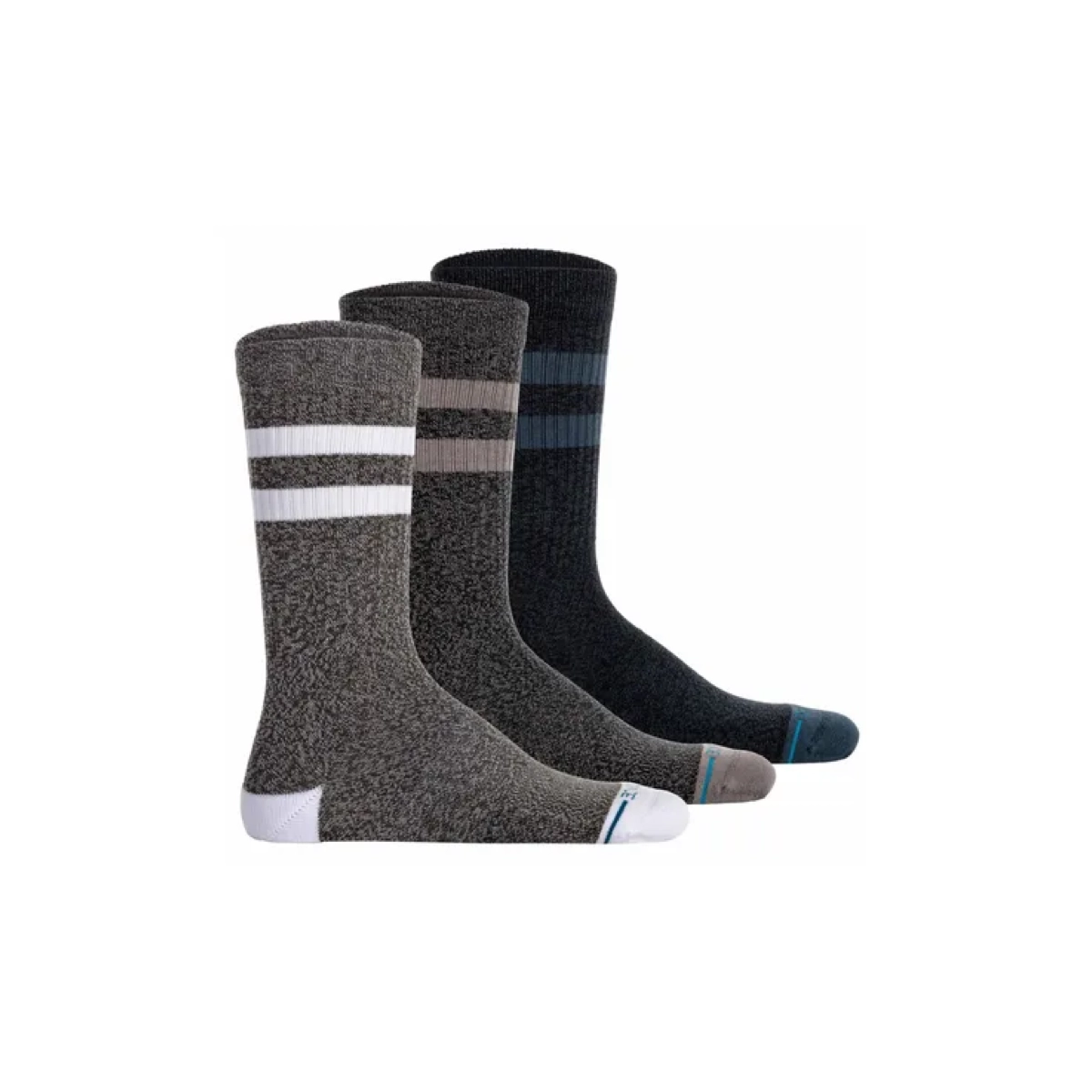 The Joven 3 Pack Socken, Thermo-Socken, Kniestrumpf, Streifenmuster, Stoffmischung