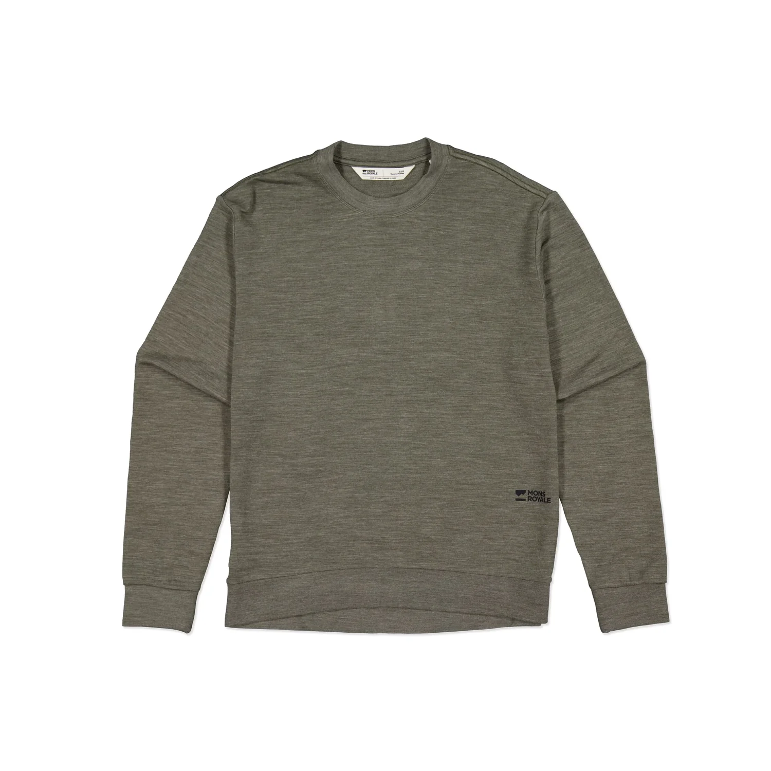 Mons Royale Horizon Mer. Crew Dark Olive