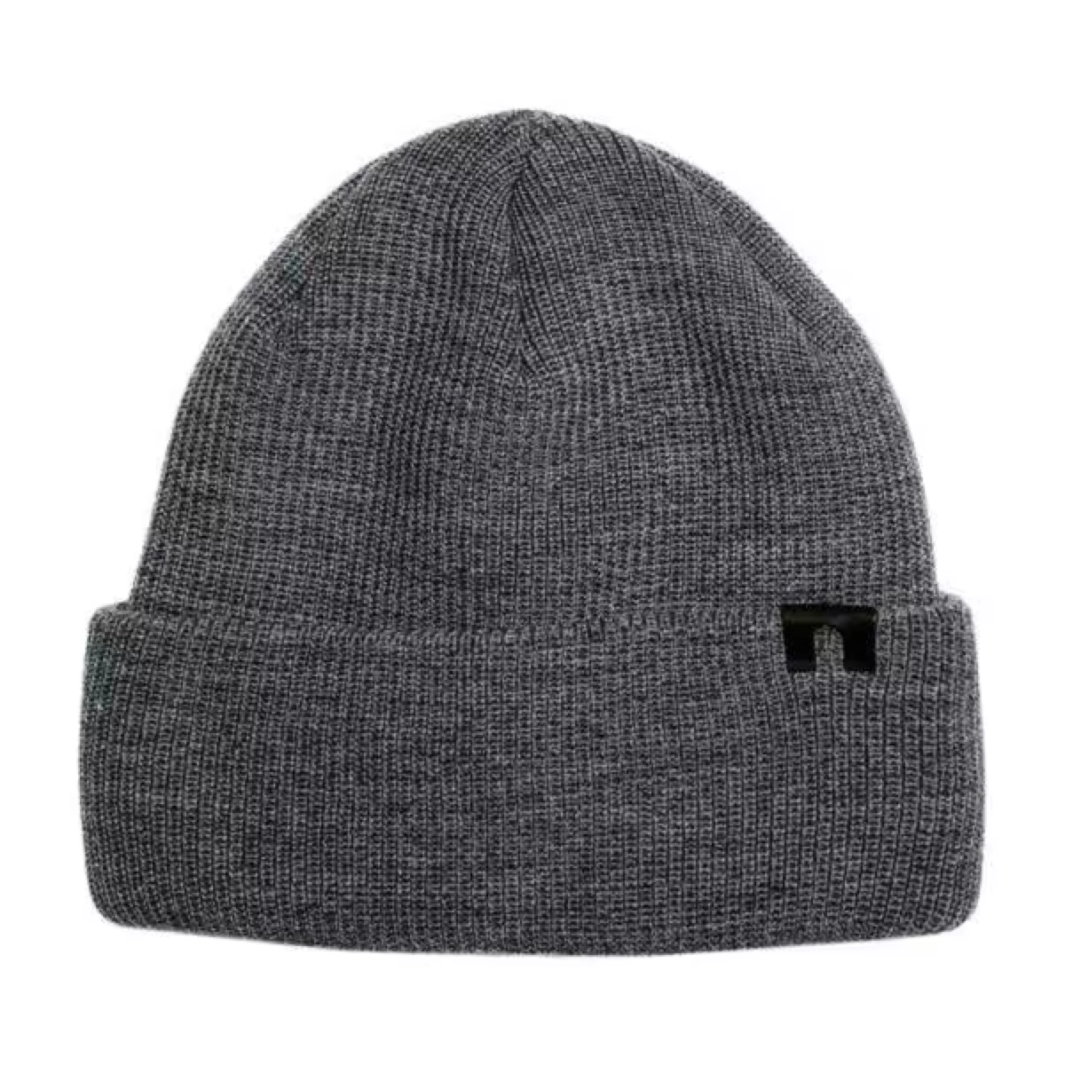 Beanie, Knit, Grey, Mütze, Faltbar/cuff