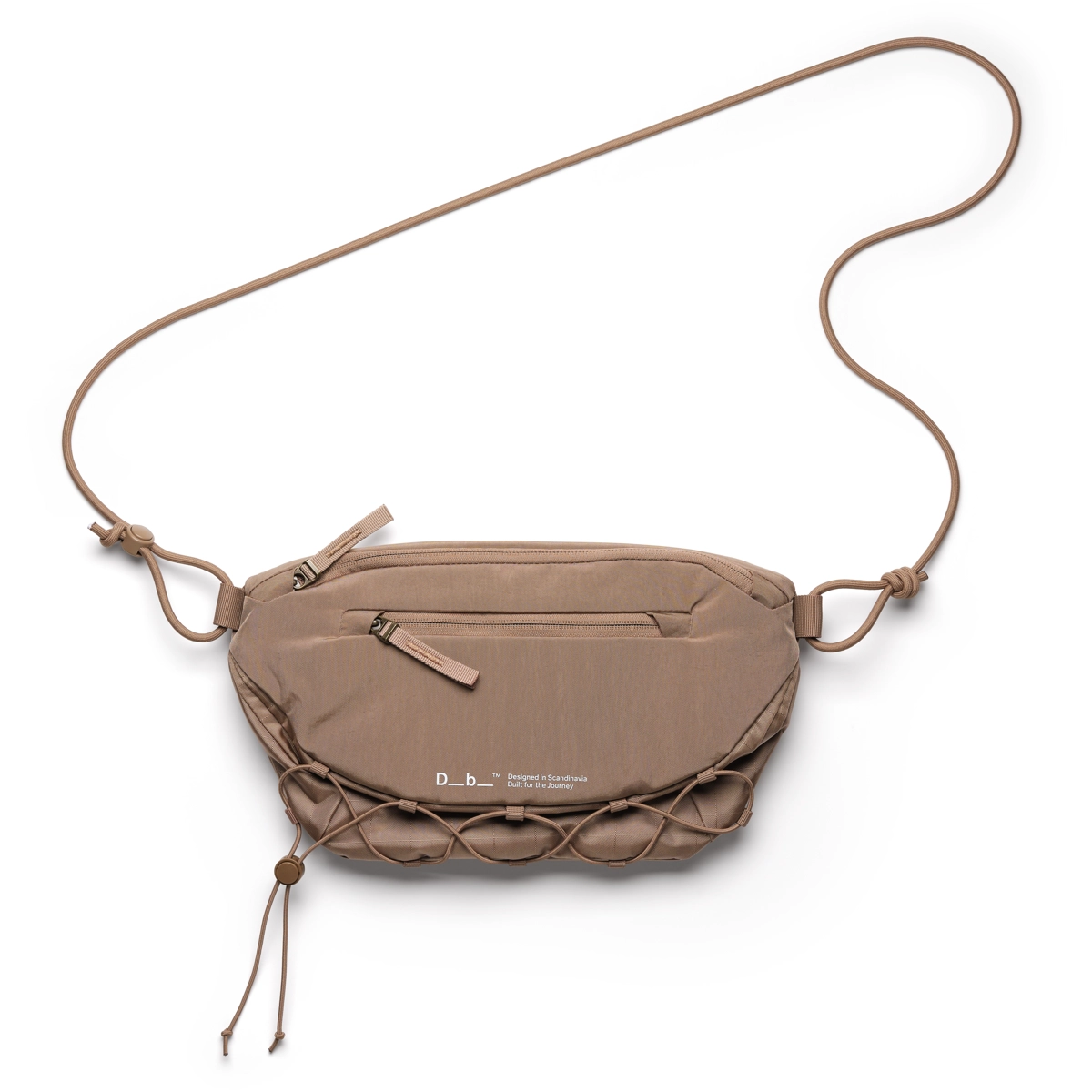 Reißverschluss, Tasche/Bag, Beige, Material: Canvas/Canvaslike, Kompakt, Hüfttasche, Gürteltasche, Crossbody, Stofftasche, Kordelzug