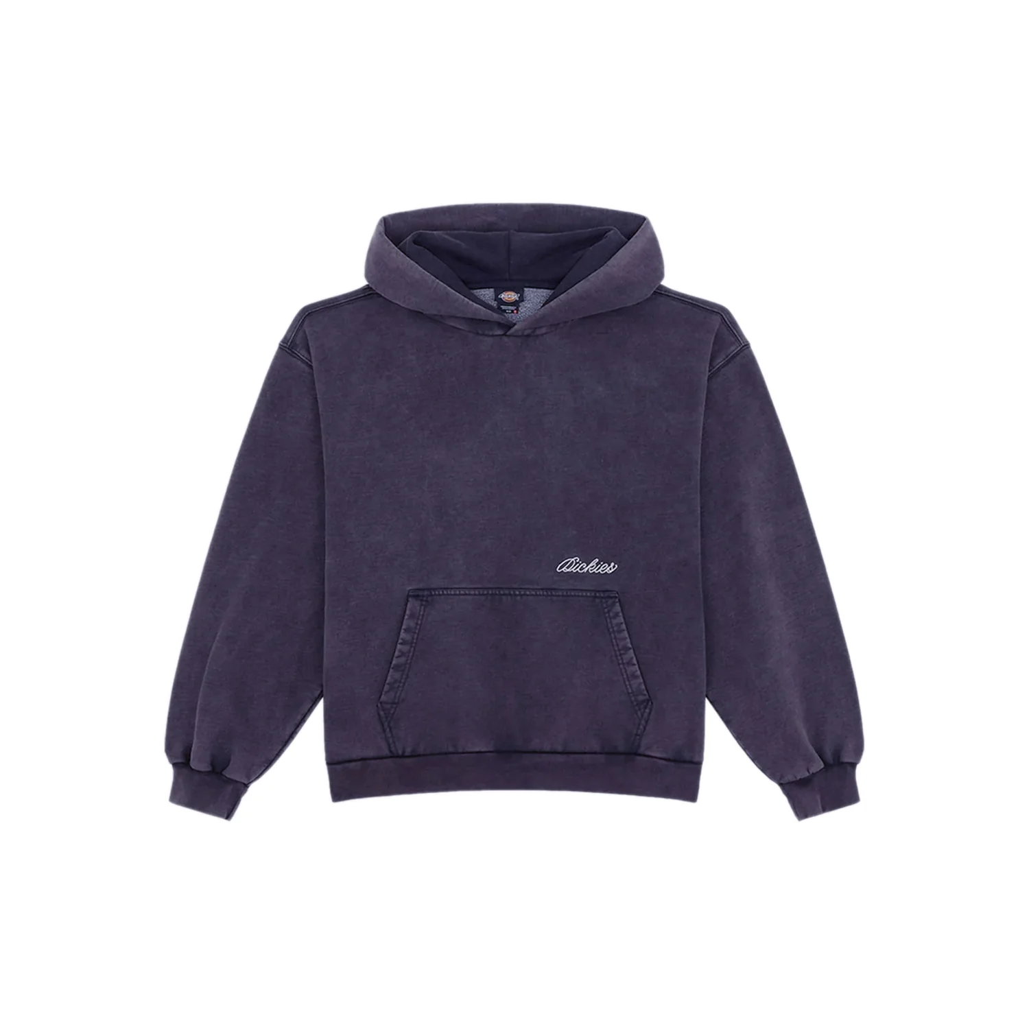 Kapuzensweatshirt, Dunkelgrau, Kängurutasche, Langarm, Rundhalsausschnitt