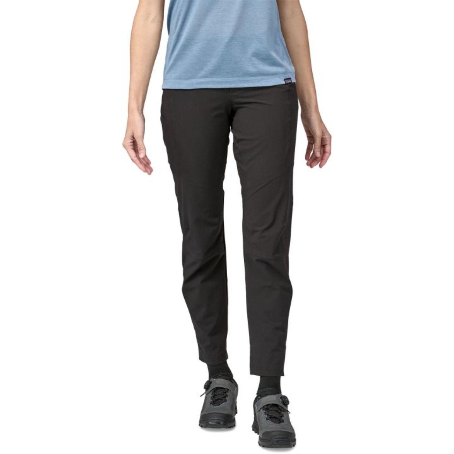Hose, Herren, Schwarz, Outdoor, Hose mit Reißverschlussdetails