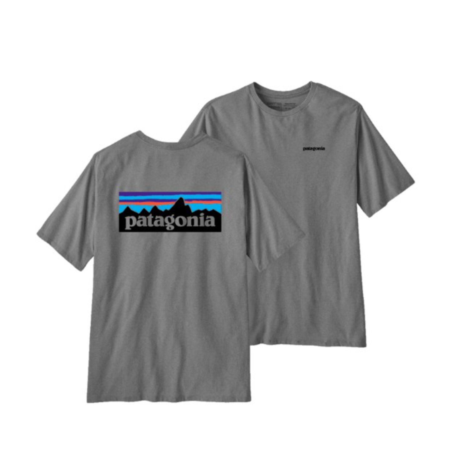 M's P-6 Logo Responsibili-Tee T-Shirt, Grau, Patagonia, Logo, Kurzarm