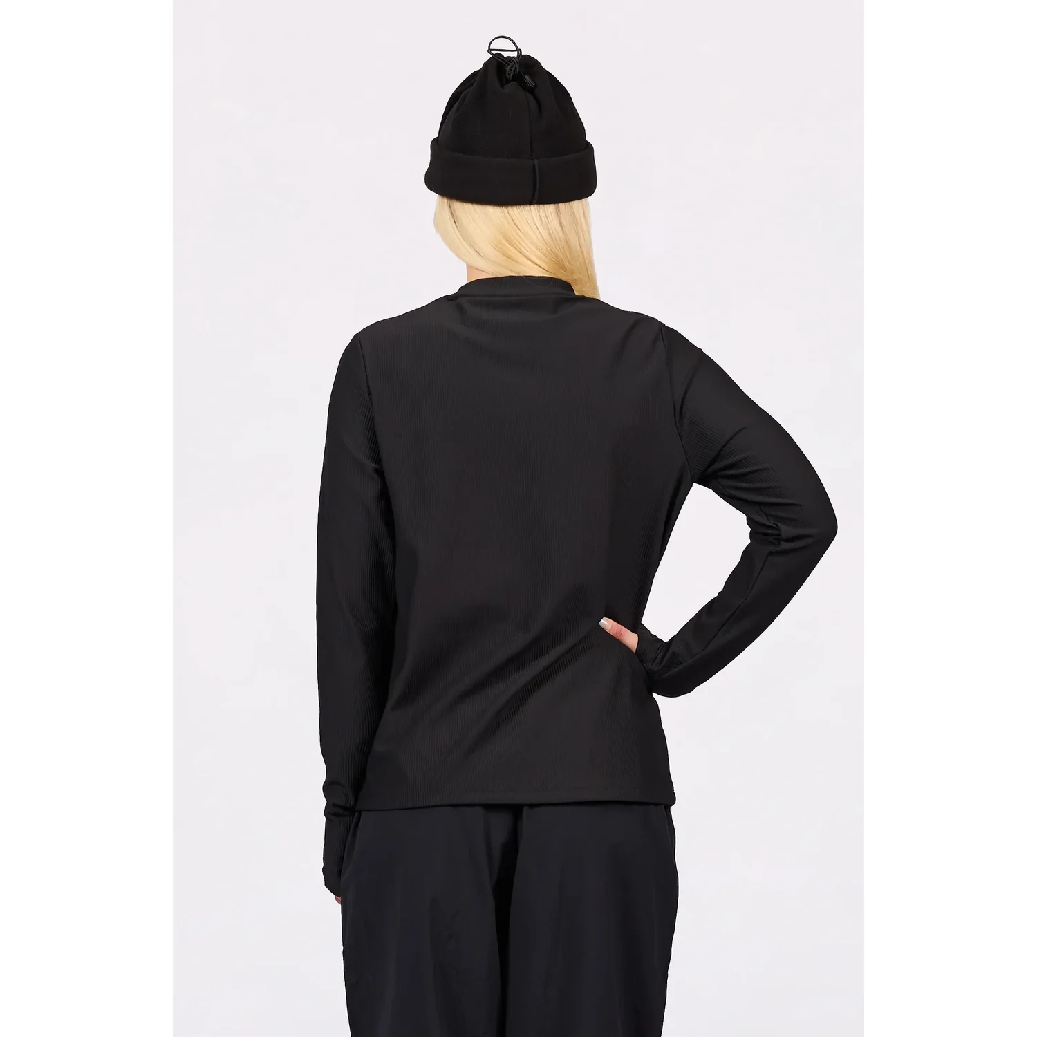 Eivy Versa Loose Fit Rib Top Black, vue 2