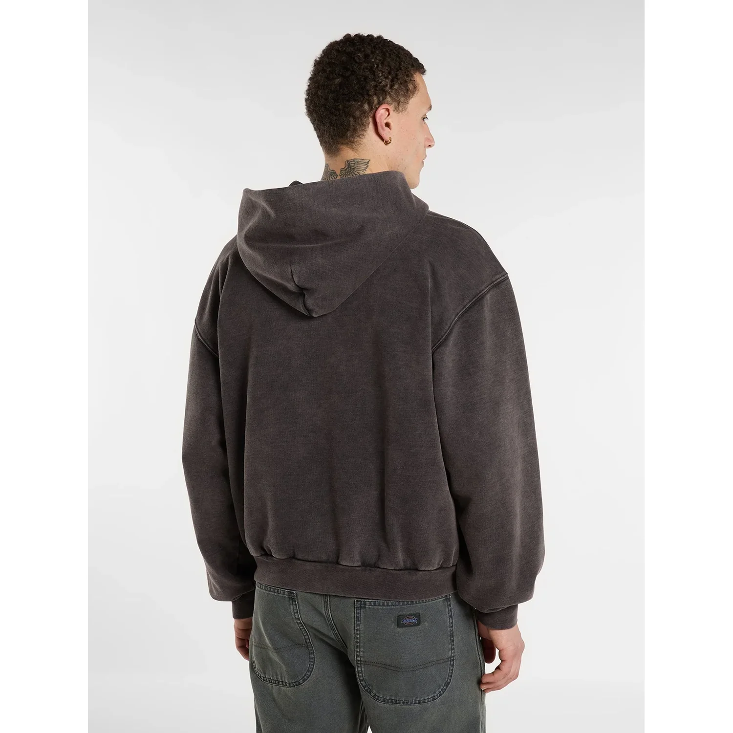 Hoodie, Kapuze, Anthrazit, Langarm, Sweatstoff