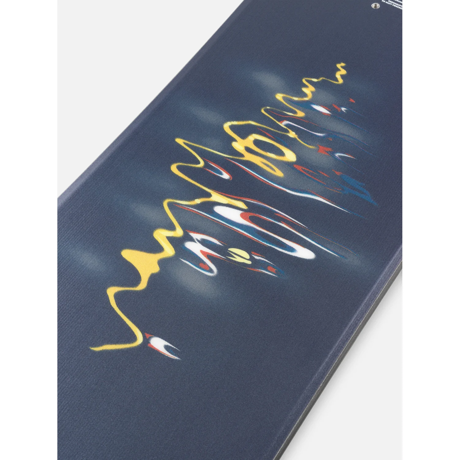 Current Snowboard, Dunkelblau, Grafikmuster, Gelbe Linien