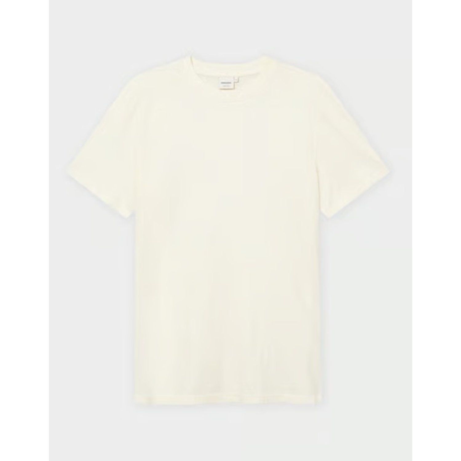 T-Shirt Gustavsberg Hemp Tee, Kurzarm, Einfarbig, Weiß, Casual