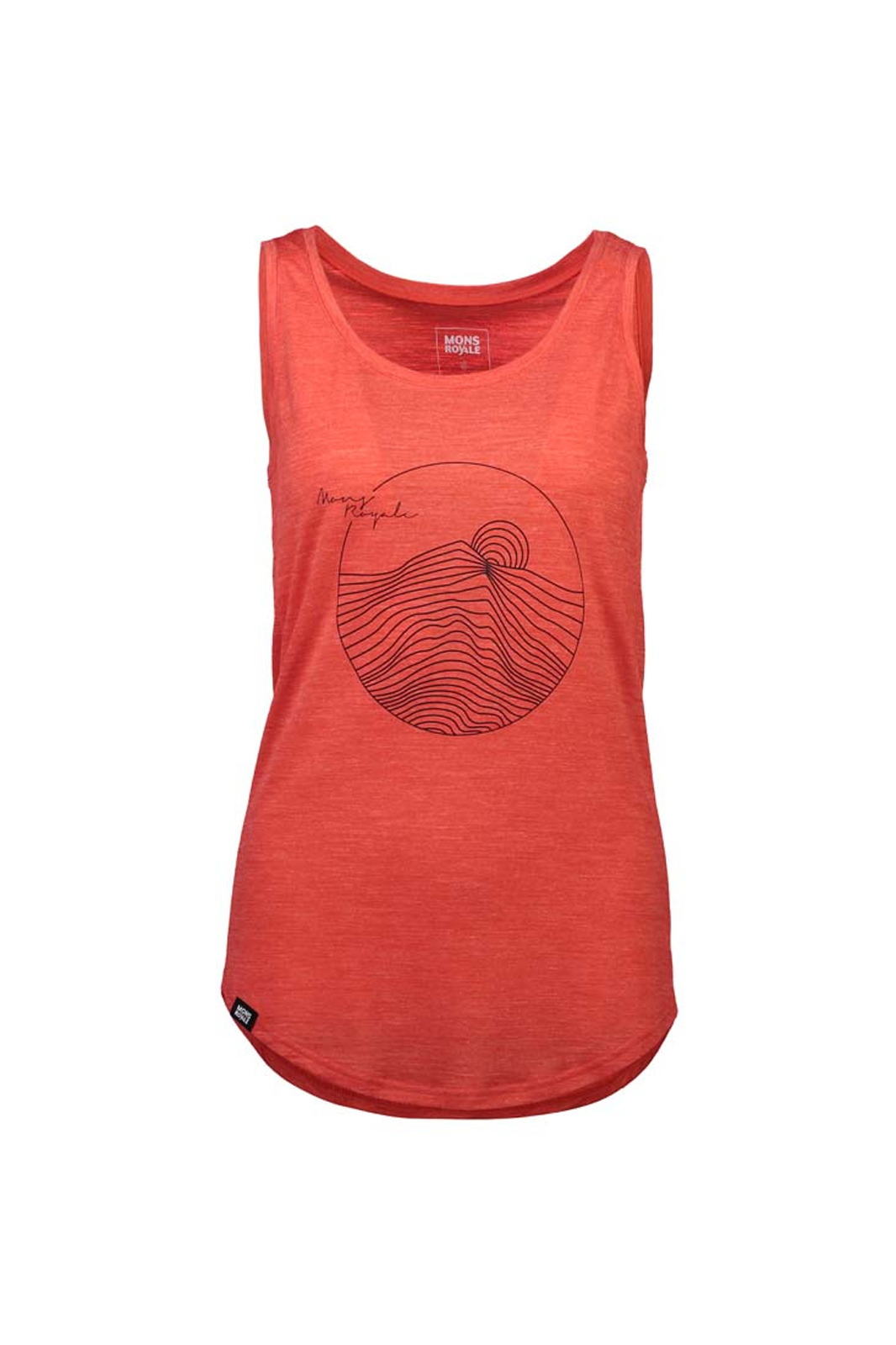 Hillary Hike Singlet Poppy Mons Royale Hillary Hike Singlet Poppy
