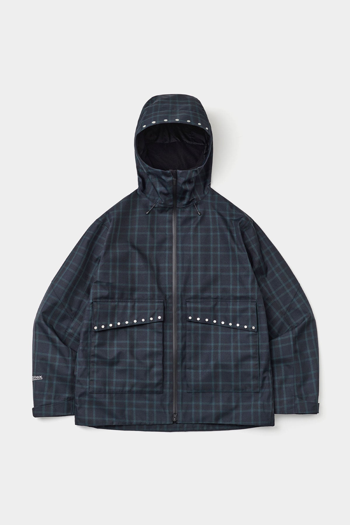 Veste imperméable, sweat à capuche, motif à carreaux, veste de rechange, organiseur de sac