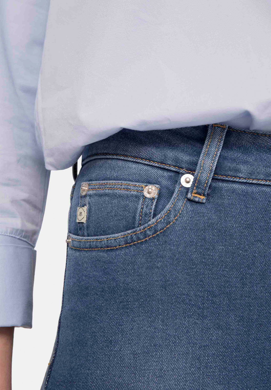 Skinny Hazen Pure Blue mud jeans Skinny Hazen Pure Blue, vue 2