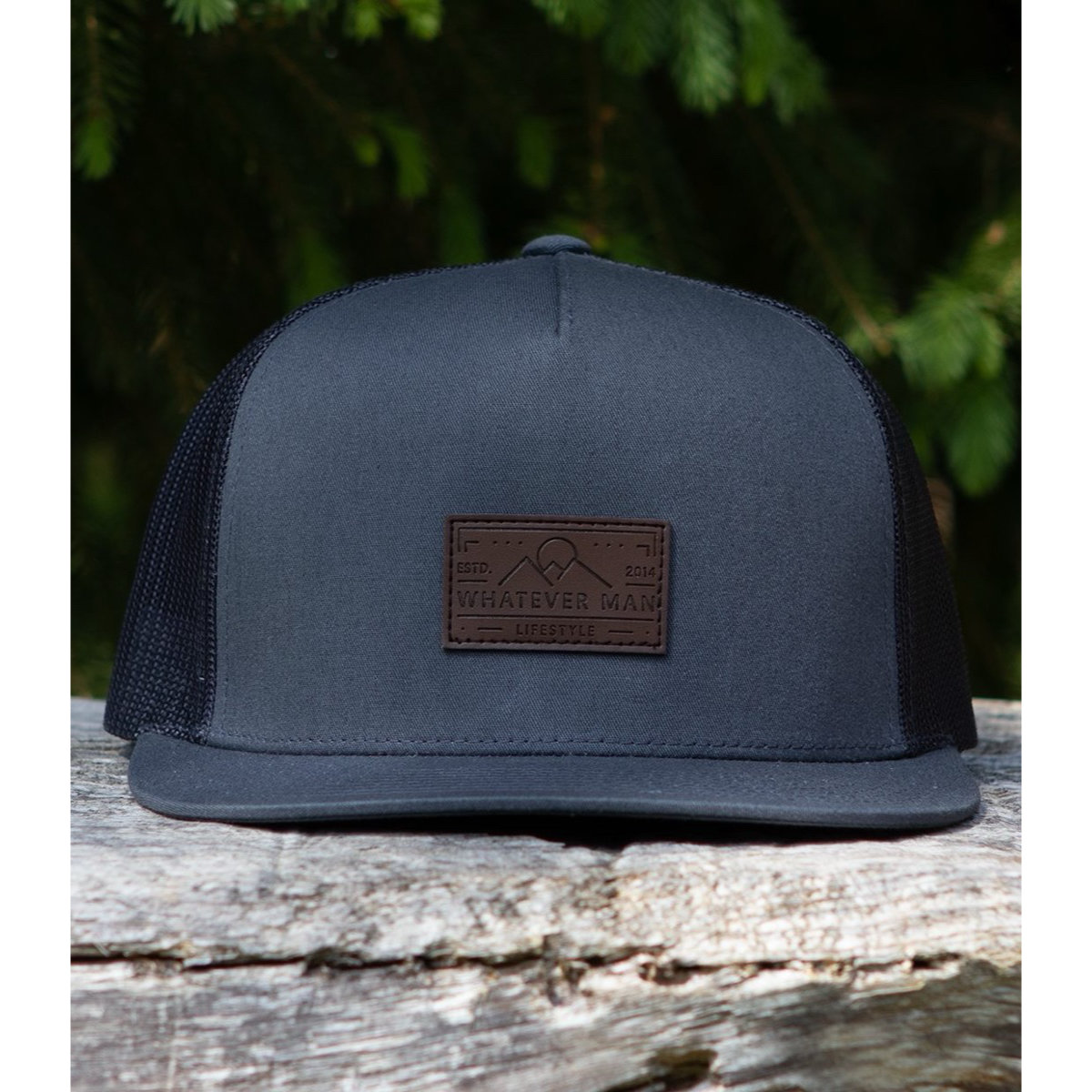 Trucker Cap Leather Baseball-Kappe, Kappe, Kleidung, Hut
