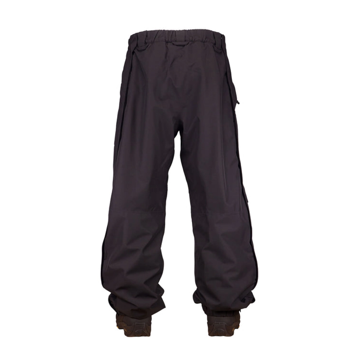 Hose, Schneehose, Outdoor, Gleitzone, Kniebundel, Hose, Snowboardhose, Schwarz, Gamaschen, Elastischer Bund