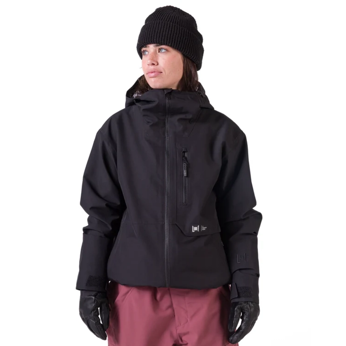 Fairfield Jacket Winterjacke, Softshell, Schwarz, Reißverschluss, Hut, Winterjacke, Regenjacke, Reißverschluss, Kapuze, Handschuhe