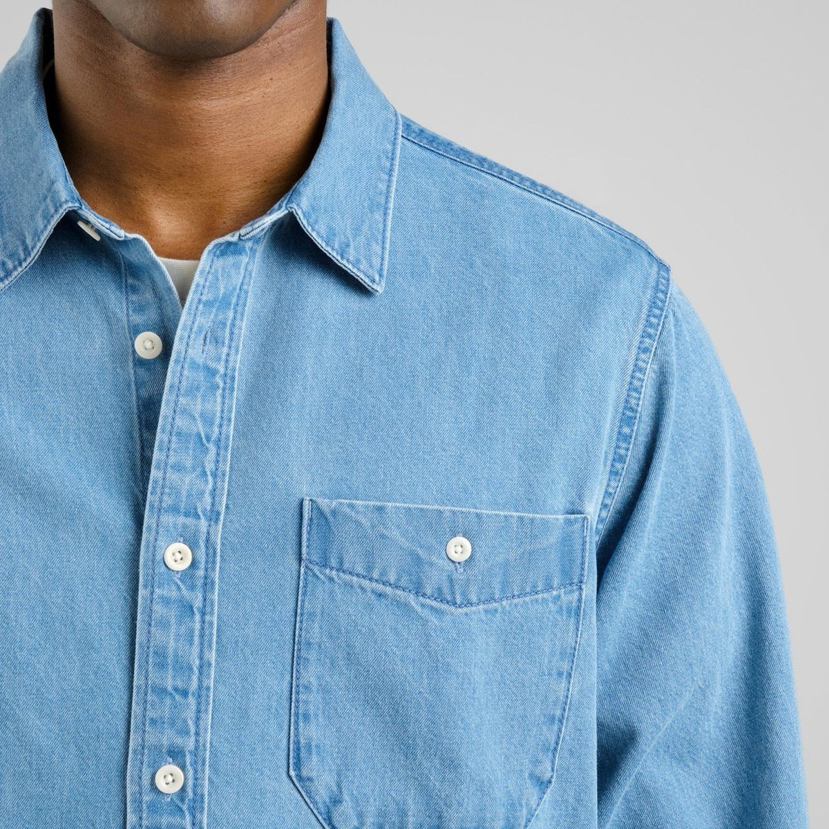 Shirt Lunnevik Denim Hosen, Hemd, Jeanshose, Langarm, Ärmel