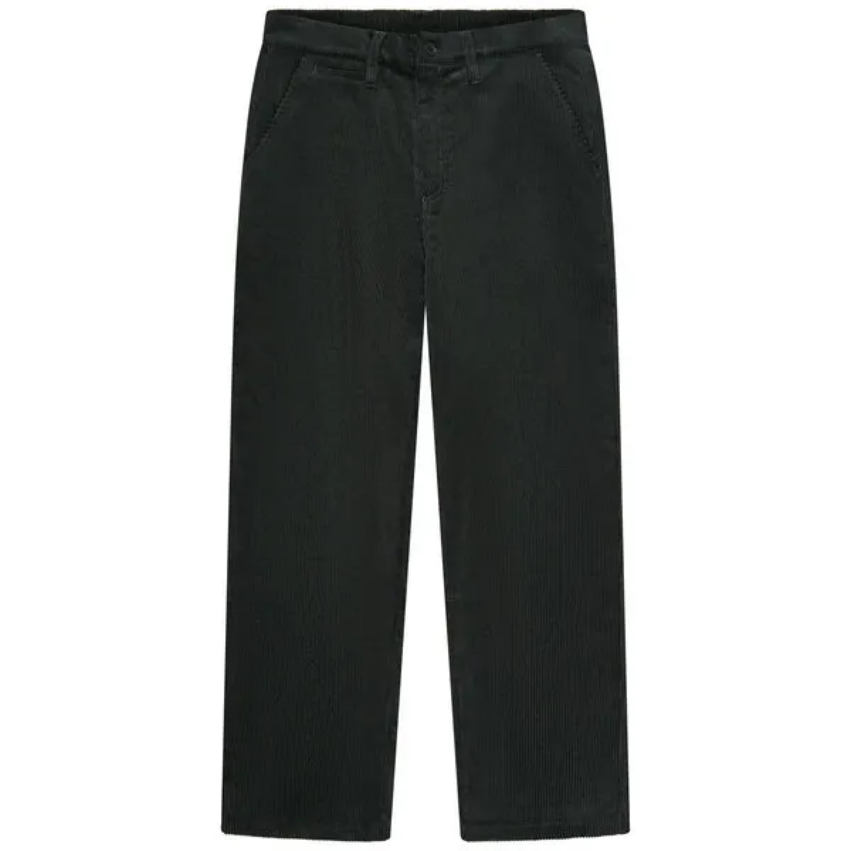 pantalon, velours côtelé, pantalon en velours côtelé, noir, ample