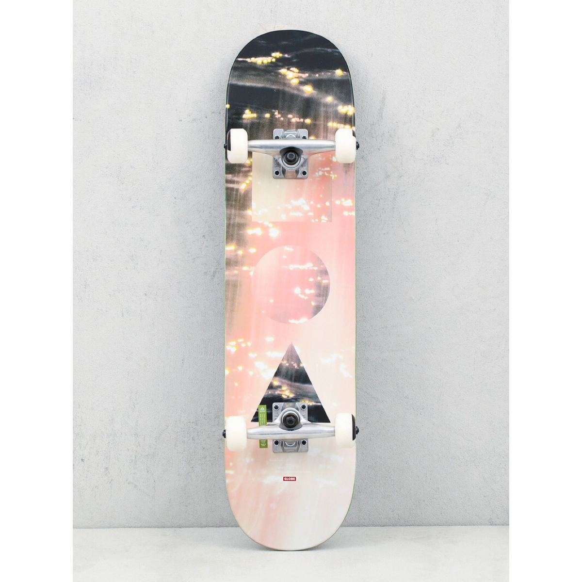 Skateboard, longboard, planche, design « Spektrum », roues
