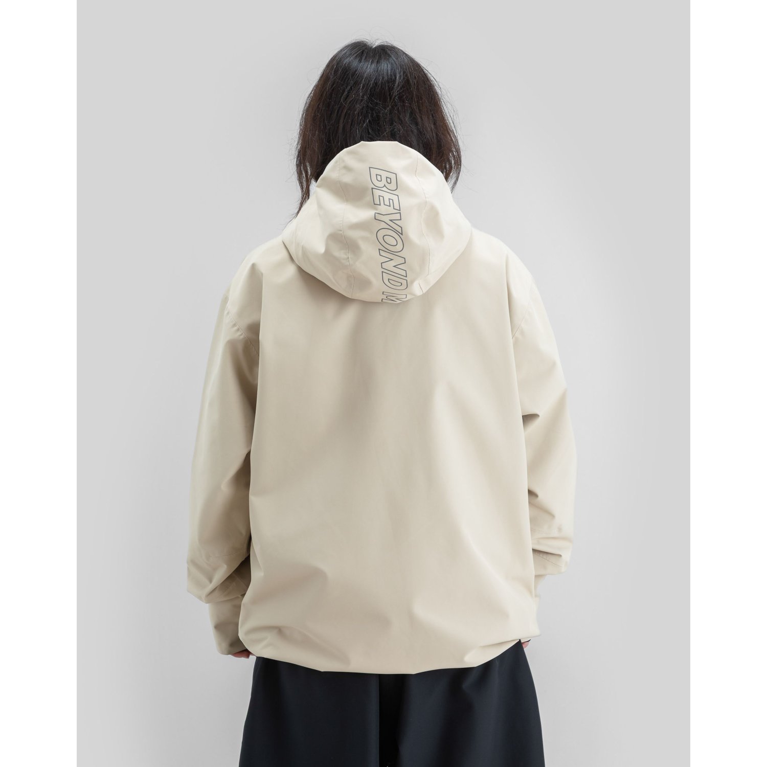 Park Jacket 2L jacke, beige, hoodie, reissverschluss, kapuze