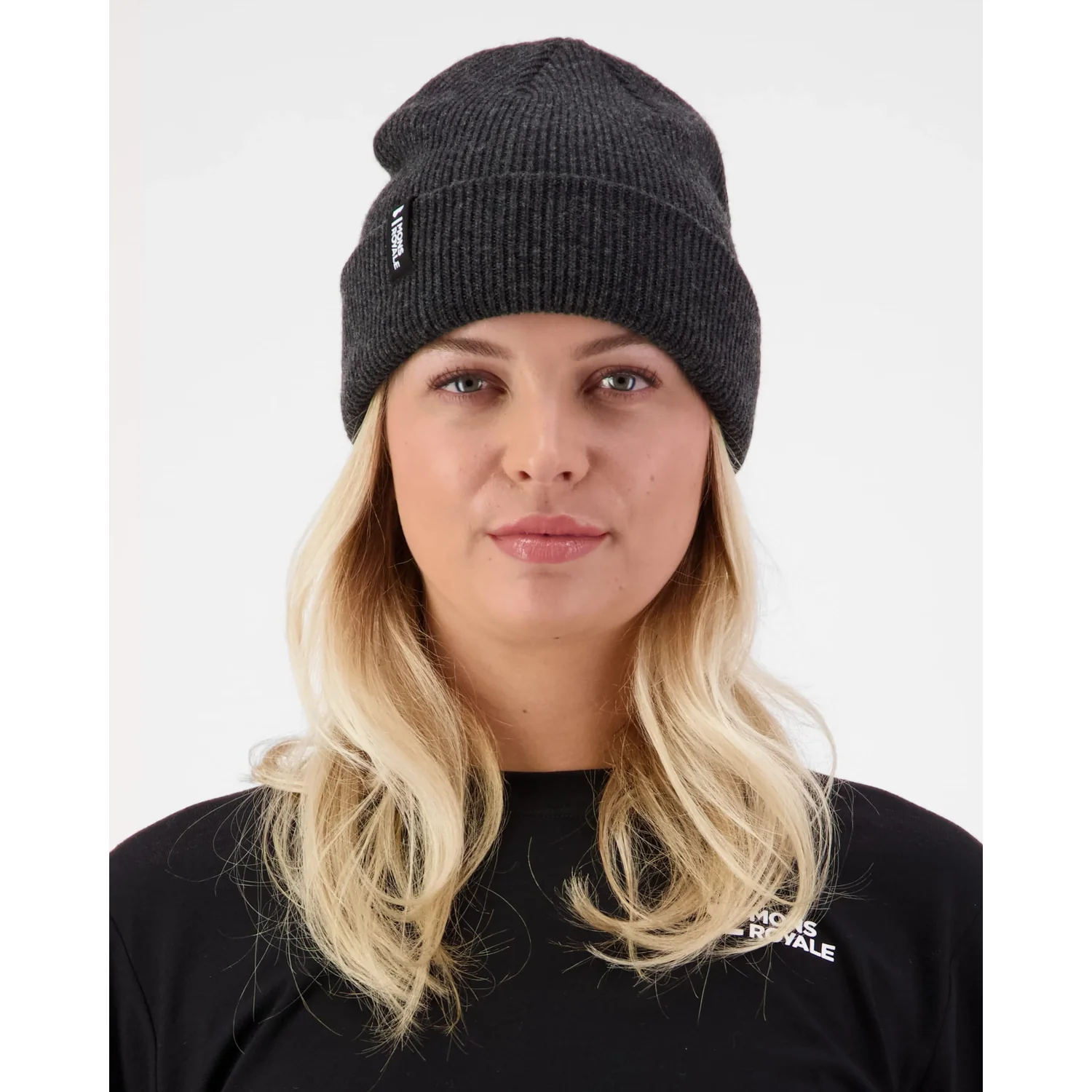 Chunky Logger Beanie Mons Royale Chunky Logger Beanie Charcoal Grey, Ansicht 2