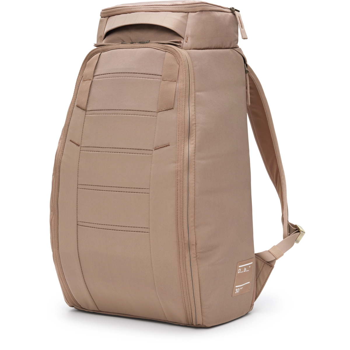 Hugger Backpack 30L Reißverschluss, Jacke, Beige, Stoff, Nähte, Rucksack, Rucksack beige, City Rucksack, Backpack beige, Kameratasche