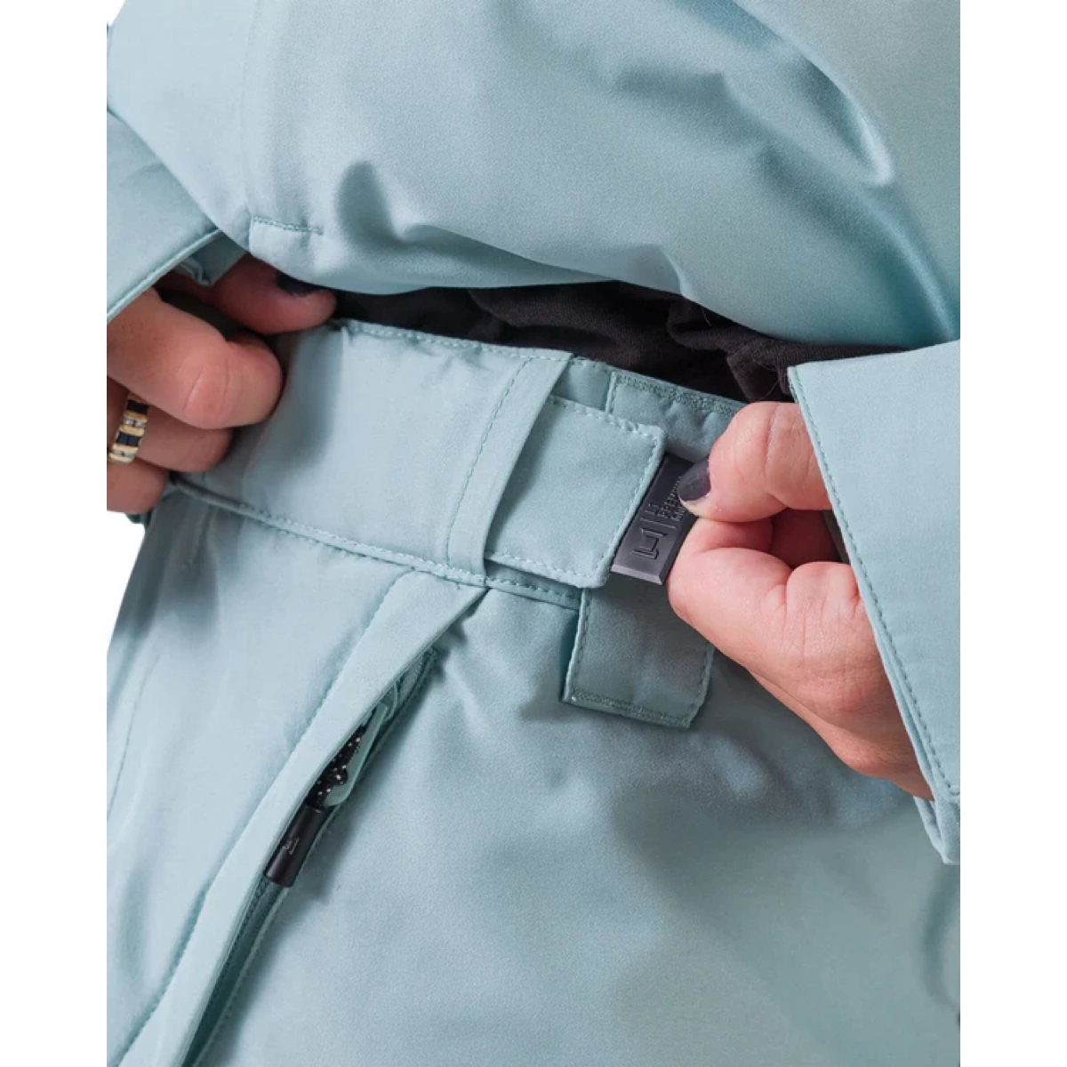 Chroma W's Pant Reißverschluss, Kordelzug, Hakenverschluss, Jacke, Taillengurt, Reissverschluss, Gürtel, Aufnähen, Jacke, Regenmantel